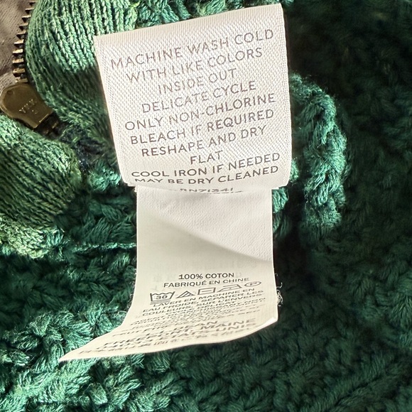 L.L. Bean Signature Cotton Fisherman Tunic Sweater! NWOT - Picture 8 of 8